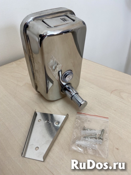Дозатор для мыла антивандальный (металлический)1000 мл. фото