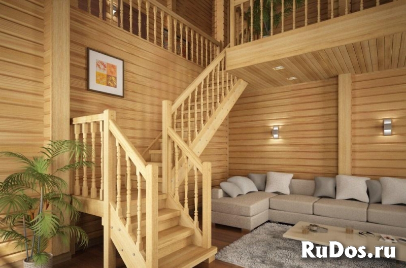Лестницы деревянные изображение 4