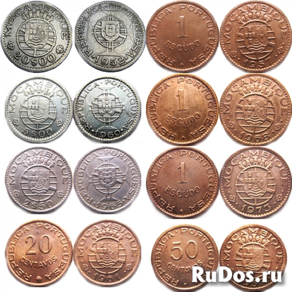 Монеты португальской колонии Мозамбик фото