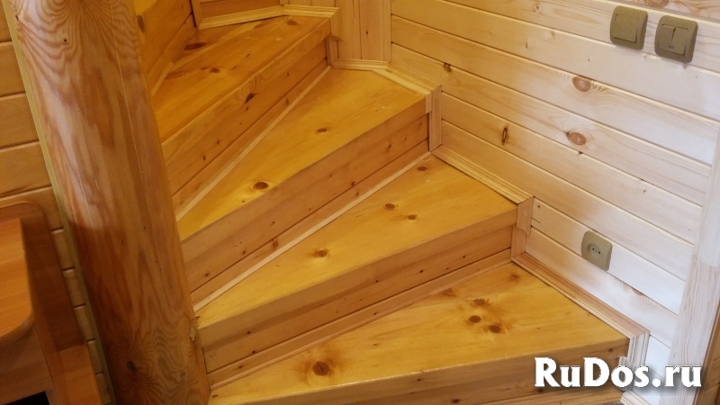 Лестницы деревянные изображение 5