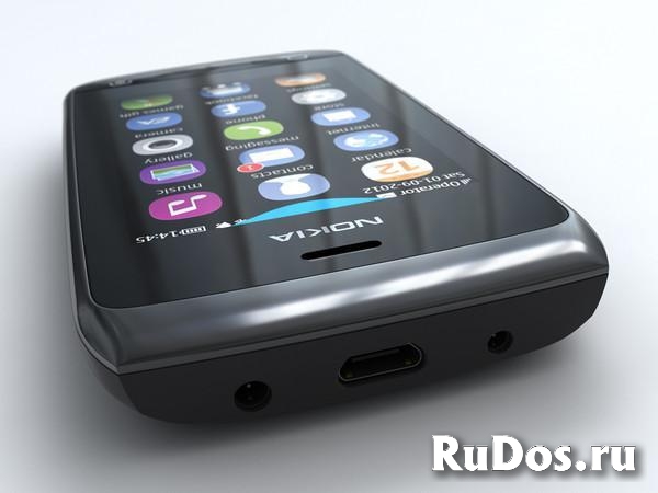 Новый Nokia Asha 308 Black (2-сим,комплект) изображение 10