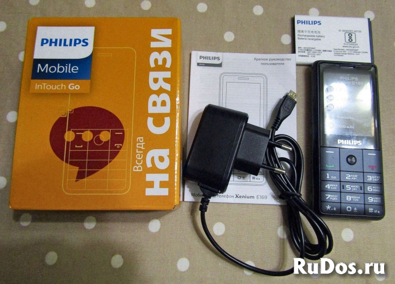 Новый Philips E169 Xenium, поддержка 2sim-карт фото