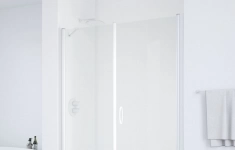 Душевая дверь в нишу Vegas Glass EP-F-2 150 01 01 R профиль белый, стекло прозрачное картинка из объявления