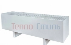 Напольнй конвектор Techno KPZ 185-400-1800 с перфорированной алюминиевой решеткой картинка из объявления