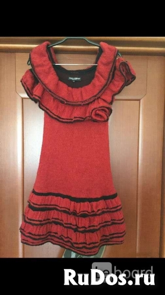 Платье новое dolce&gabbana м 46 s 42 44 шерсть вязаное оранж оран фото