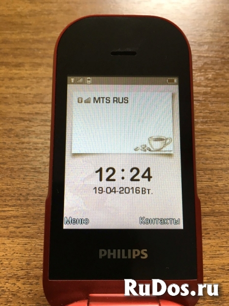 Мобильный телефон Philips E320 Red, поддержка 2sim-карт изображение 8
