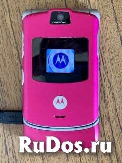 Motorola RAZR V3 Pink (оригинал, комплект) фотка