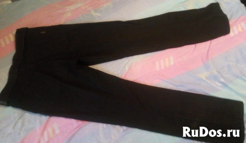 Мужские брюки чёрные 48 размер фото