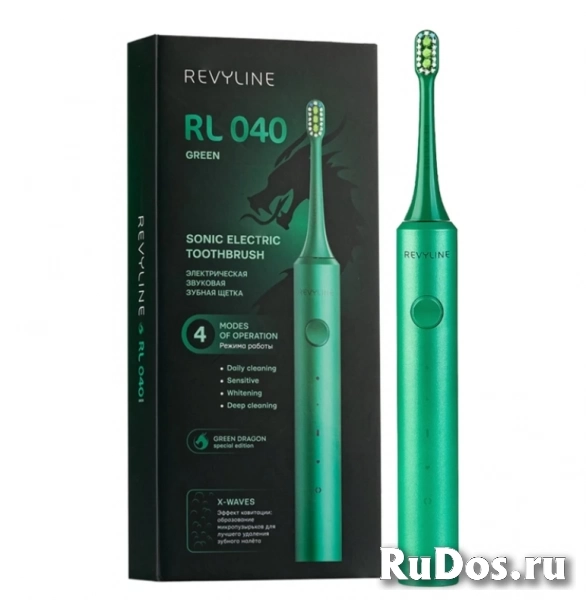 Электрическая зубная щетка Revyline RL040 Green Dragon фото