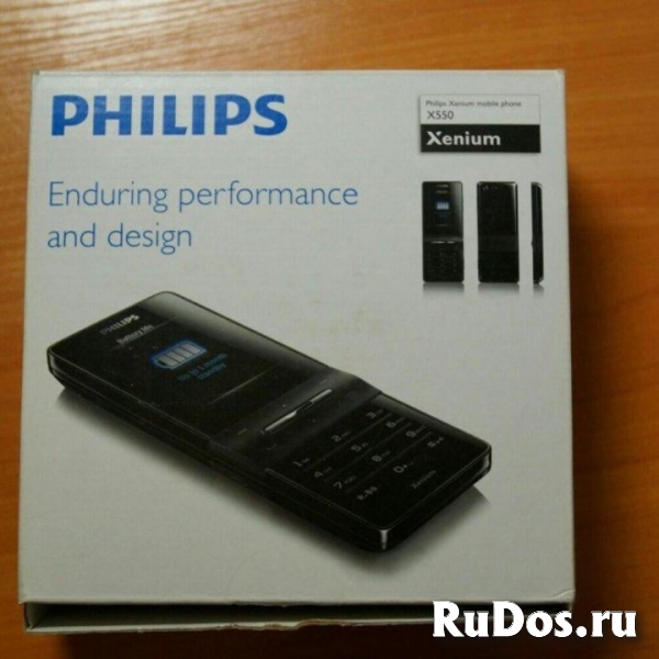 Новый Philips Xenium X550 Black (Ростест,комплект) изображение 6