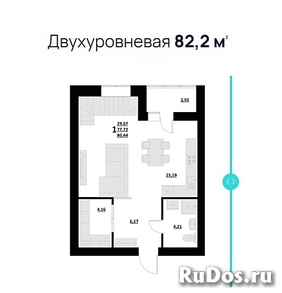 Двухуровнева квартира в Стрелецком изображение 3