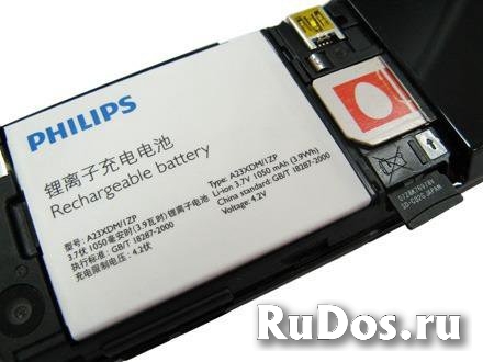 Новый Philips Xenium X550 Black (Ростест,комплект) изображение 4