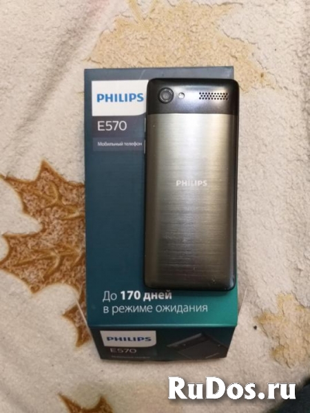 Новый Philips E570 Black (оригинал,комплект) изображение 7