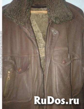 Продам куртку мужская 50-52/174 кожа Турцб/у в отличном состоянии изображение 3
