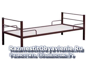 Кровати для домов престарелых и пансионатов металл фотка