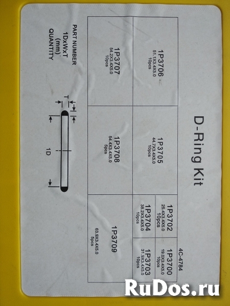 Набор о-колец D-ring kit CATERPILLAR фотка