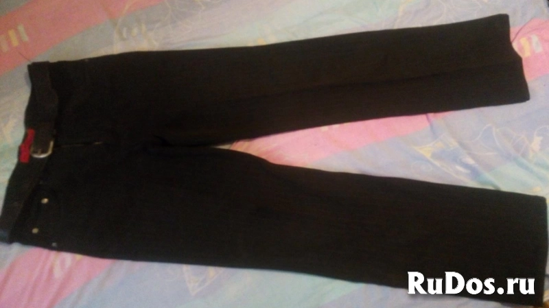 Мужские брюки чёрные 48 размер фотка