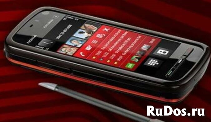 Nokia 5800 XpressMusic Black Red (оригинал) фотка