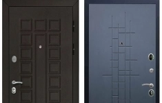 Senator ФЛ-289 Тетрис цвет Ясень чёрный входные стальные двери в квартиру картинка из объявления