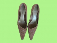 Туфли женские, замша, светло-коричневые, итальянские картинка из объявления