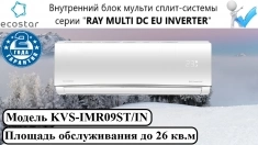 Внутренний блок сплит-системы серии "RAY MULTI DC EU INVERTER" KV картинка из объявления