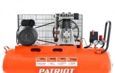 Компрессор масляный PATRIOT PTR 100-440I, 100 л, 2.2 кВт картинка из объявления