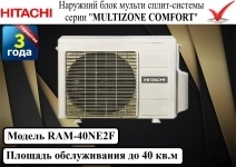 Наружный блок сплит-системы серии "MULTIZONE COMFORT" RAM-40 картинка из объявления