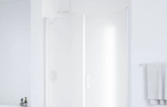 Душевая дверь в нишу Vegas Glass EP-F-2 130 01 10 R профиль белый, стекло сатин картинка из объявления