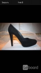 Туфли новые givenchy италия 39 размер черные замша платформа 1см картинка из объявления
