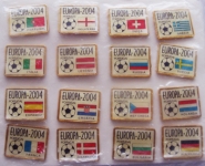 Значки Чемпионата Европы по футболу 2004 года в Португалии картинка из объявления