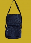 Наплечная сумка кросс-боди, черная,  из полиэстера, новая картинка из объявления