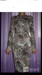 Платье новое blumarine италия м 46 леопард шерсть миди теплое беж картинка из объявления