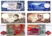 Банкноты Испании картинка из объявления