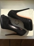 Туфли casadei италия новые размер 39 замшевые черные платформа св картинка из объявления
