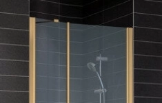 Душевая дверь в нишу Vegas Glass EP-F-2 0115 05 10 R профиль бронза, стекло сатин картинка из объявления