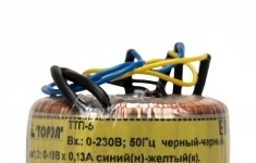 Тороидальный трансформатор ТОРЭЛ ТТП-5 230В 2х18В 0,13 А картинка из объявления