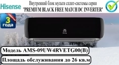 Внутренний блок сплит-системы серии "PREMIUM BLACK FREE MATCH DC картинка из объявления