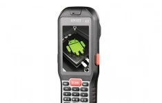 Мобильный терминал АТОЛ SMART.DROID (Android 4.4, 1D Laser, 3.5”, 1Гбх4Гб, Wi-Fi b/g/n, Bluetooth, БП) + MS: Магазин 15 базовый картинка из объявления